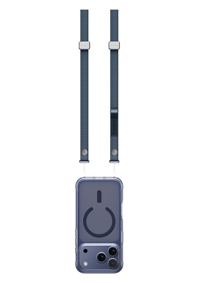 Amazingthing Titan Serisi Ayarlanabilir Manyetik Tasarımlı Telefon Ve Apple Uyumlu AirPods Boyun Askı İpi Mavi Mavi