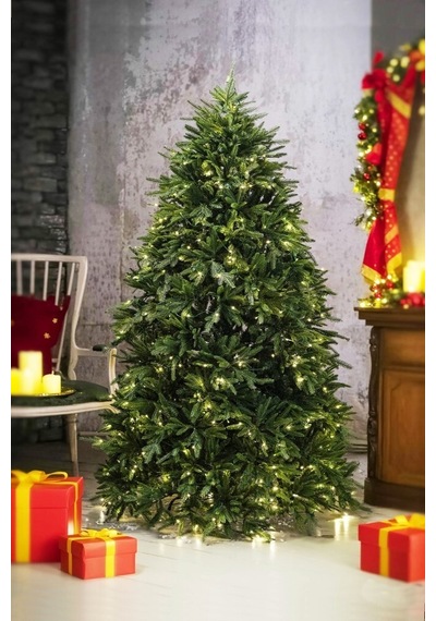 Beysüs Yılbaşı Çam Ağacı Kendinden Işıklı Lüks Seri 180 Cm 1524 Dal Gravia 429