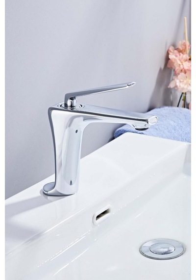 Sano Kısa Lavabo Bataryası Parlak Krom
