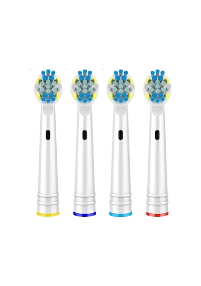 Şarjlı Diş Fırçası Oral-b Uyumlu Floss Action 4 Lü Dış Fırçası Yedek Başlığı