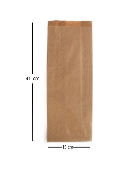 Anadolu Kağıtçılık Çizgili Şamua Kraft Kese Kağıdı 40G 10Kg 15Cm X 41 Cm