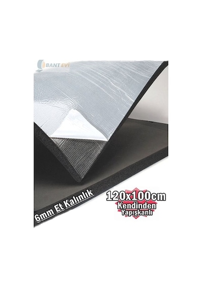 Kaput Altı İzolasyon Yapışkanlı Yalıtım Malzemesi 120 x 100 CM 6 MM