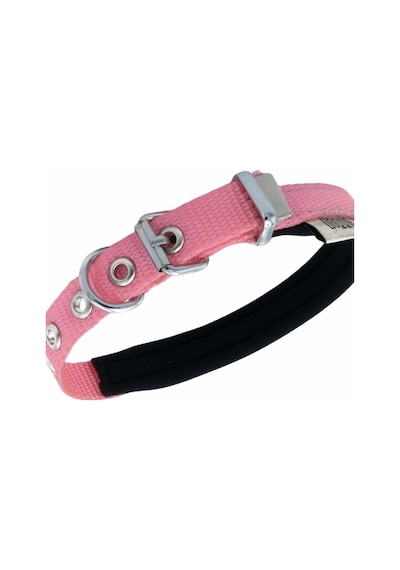 Doggie Konfor Dokuma Boyun Tasması Pembe 1.5 x 25-30 CM Pembe