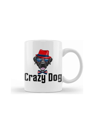Crazy Dog Kupa Bardak Porselen Karışık