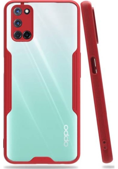 Oppo A72 Tam Korumali Renkli Kenarli Parfe Kilif 521955708