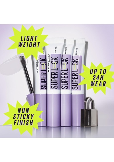 New York Super Lock Brow Glue Kaş Sabitleyici Maskara Çok Renkli