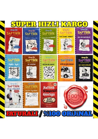 Epsilon Yayınları - Saftirik Greg Serisi - 13 Kitaplık Set