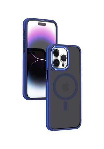 Joko Apple iPhone Uyumlu  15 Pro Uyumlu Winner Magsafe Kapak - Lacivert