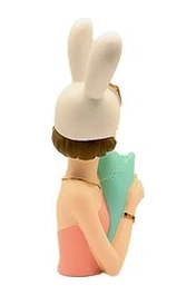 Vazo Maskeli Bayan 35cm