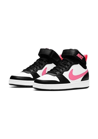 Nike Nıke Court Borough Mıd 2 Gs Genç Günlük Ayakkabı Cd7782-005 Siyah Renkli