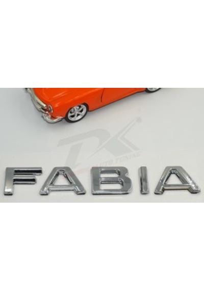 Skoda Fabia 2013 Yeni Nesil Bagaj Krom Abs 3M 3D Yazı Logo Amble