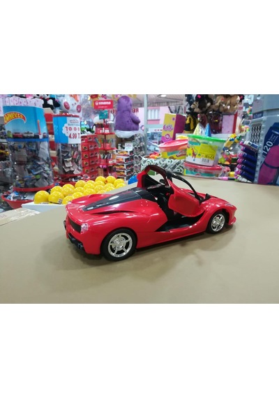 Uzaktan Kumandalı Kapıları Açılan Şarjlı Ferrari 1 : 16Ölçek Kır