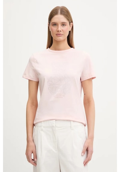 Guess Romy Regular Fit Kadın Pembe T-shirt V6gı12k3325-g63m