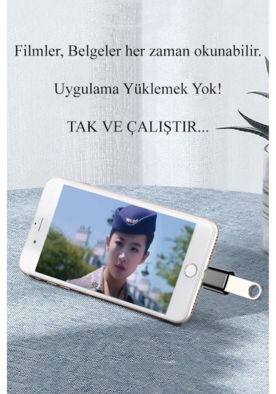 Apple Uyumlu iPhone X/11/12/13/14/pro/pro Max Tüm Serileri Için Ios To Usb Veri Aktarımı Otg Çevirici