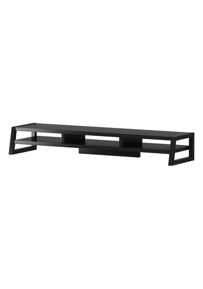 Tıtan Çift Monitör Yükseltici Stand, Gaming Oyuncu Monitör Standı, Masaüstü Ekran Yükseltici Ve Düzenleyici Raf Siyah