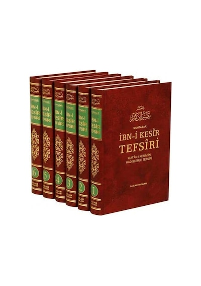 Ibn-I Kesir Tefsiri - Muhtasar 6 Cilt Şamua Kağıt-1412