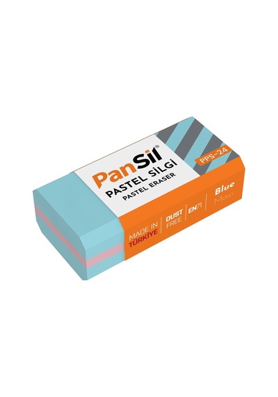 Pansil Pastel Silgi-24 Adet Çok Renkli