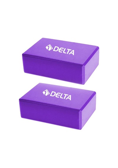 Delta Çiftli Yoga Blok - 2 Adet Yoga Block - Eva Yoga Bloğu Seti