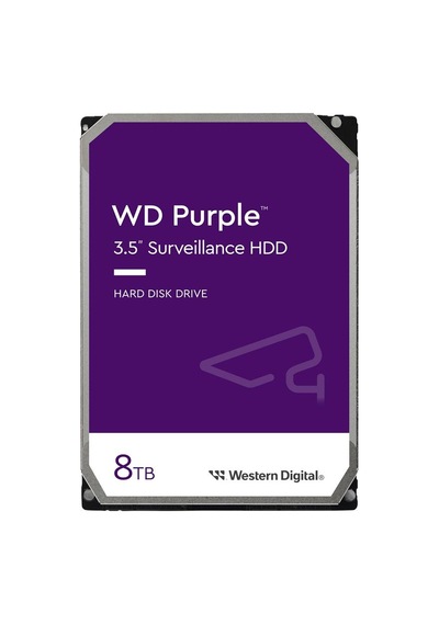 Wd 8 Tb Wd 3.5 Purple Sata3 5640rpm 256mb 7/24 Guvenlık Wd85purz 3 Yıl Resmı Dıst Garantılı Nhr Standart