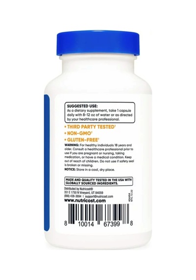Nutricost Serrapeptase 120,000 Spu, 120 Capsules - Vegetarian...