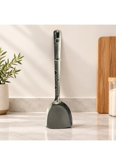 Çelik Spatula 36 Cm Desenli Sarı