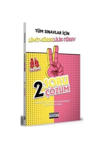 2021 Tüm Sınavlar İçin Limit - Süreklilik - Türev - 2 Soru 2 Çözüm - Bahadır Özer - Benim Hocam Yayınları