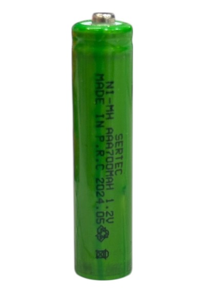 Sertec - 1.2v 700 Mah - Aaa - Ni-mh Şarjlı Pil - Başlı