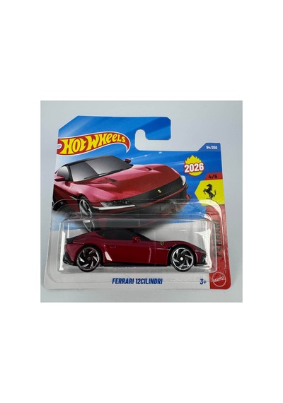 Regular Ferrari 12 Cılındırı 1:64 Model Araba Çok Renkli