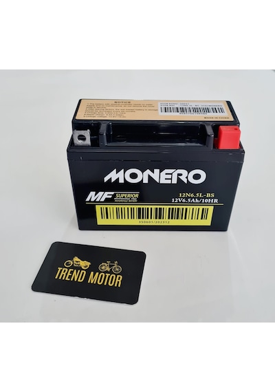12v 6.5ah Motosiklet Akü - Cg Modeller Kuba Çıta Agk Mondial Mg