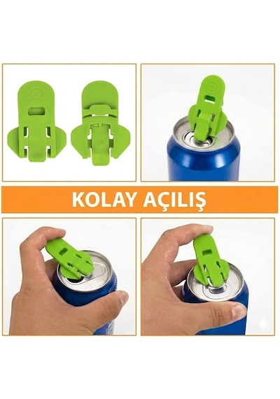 Sunup Sn-29133 Kutu İçecek Kapak Açıcı Ve Koruyucu Aparat Yeşil
