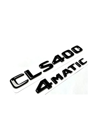 Benz Cls 400 Ve 4matic Piano Black Bagaj Yazısı Seti 2'li 3m 3d Abs