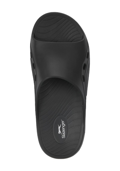 Slazenger Tundra I Erkek Siyah / Beyaz Terlik Siyah - Beyaz