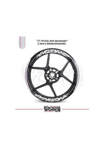 Cfmoto Nk Jant Sticker Motosiklet Jant Sticker Set Ay Modeli Hologram