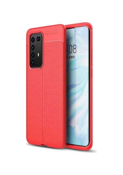 Huawei P40 Pro Kilif Deri Tarzi Niss Silikon Case 429492507