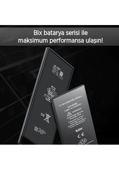 Bix Apple Uyumlu iPhone 5S Batarya Pili