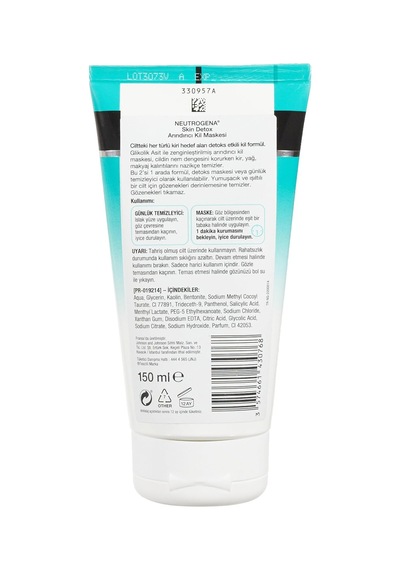 Skin Detox Arındırıcı Kil Maskesi, 150 Ml 3 Paketi