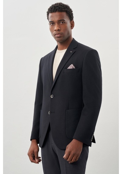 İmza Koyu Lacivert Desenli Örme Mono Yaka Tam Astar Esnek 6 Drop Comfort Fit Casual Ceket 1002245163 Koyu Lacivert İmza Koyu Lacivert Desenli Örme Mono Yaka Tam Astar Esnek 6 Drop Comfort Fit Casual Ceket 1002245163 Koyu Lacivert