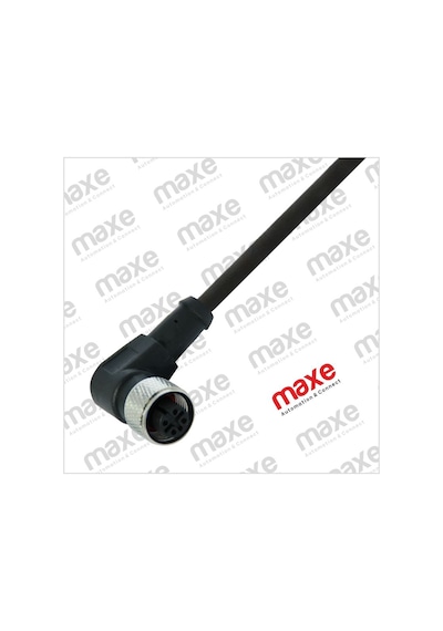 M12 4pin Dişi Açılı Konnektörlü PVC 10mt