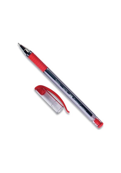 İğne Uç Tükenmez Kalem Seti, 10'lu, Kırmızı, 0.7 Mm, Rahat Yazım, Ergonomik Tutuş Genel