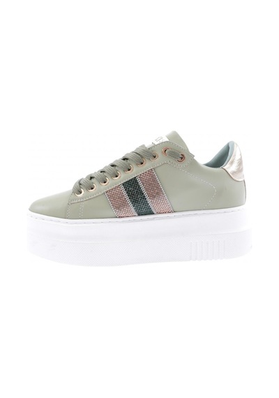 Dgn Es865-23y Kadin Kalin Silver Taşli Sneakers Ayakkabi ES865-2007-R1236 Mint Yeşili