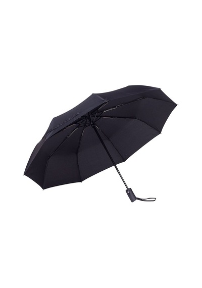 Toptancı Amca Yağmur Şemsiye Unisex Full Otomatik Açılır-kapanır 8 Fiber Telli Şemsiye Siyah