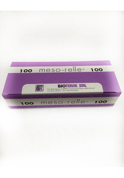 Meso Relle Mezoterapi İğnesi 6 MM 30 G 100'lü