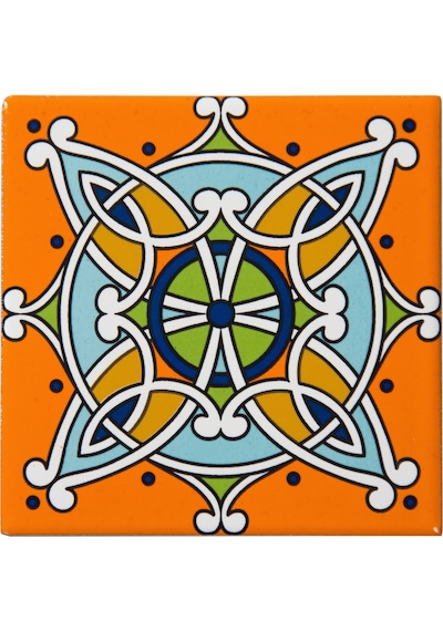 Can Seramik – 10x10 Cm. Cç-90 Kütahya Çini Karo 5'li 1 Paket