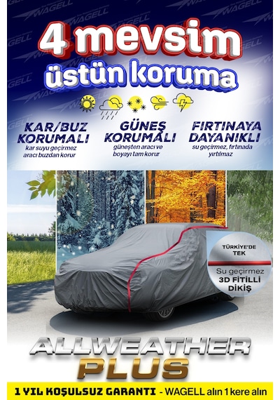 Ford Transit Courier Uyumlu Promax X400 Miflonlu Araba Brandası - Oto Çadır Örtü