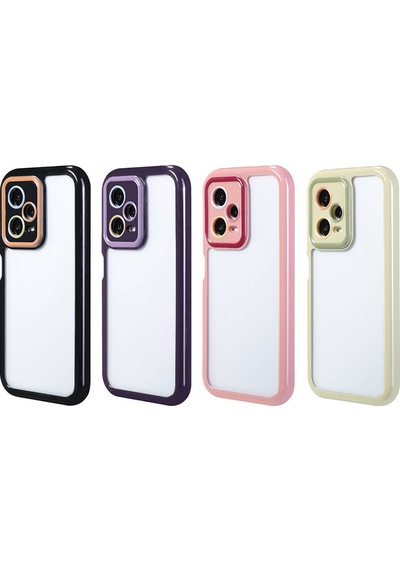 Xiaomi Redmi Note 12 Pro Plus 5g Kılıf Kamera Korumalı Renkli Kenar Ve Çerçeve Tasarımlı Vitami