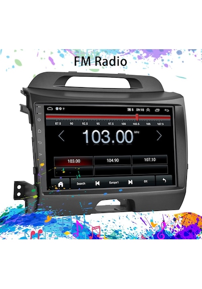 Kia Sportage 2011-2016 Android Multimedya 9 İnc Hd Ips 2/32GB