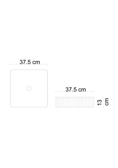 E-w1003mb Tezgah Üstü Lavabo Mat Beyaz Renkli