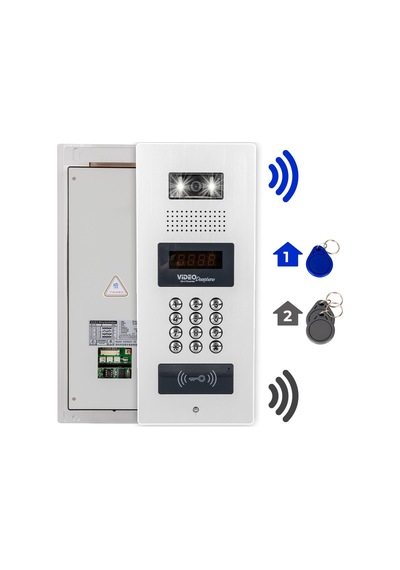 Powermaster Kapı Kilidi Sistemi İntercom Kapı Kilit Apartman Zil Paneli Şifreli Çipli