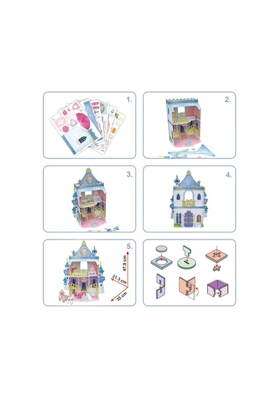 Cubic Fun  81 Parça Puzzle Fairytale Castle