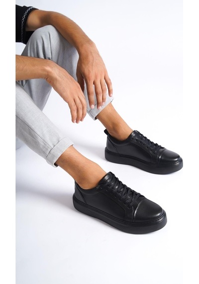 Mubiano Hakiki Deri M3-ss Siyah/siyah Erkek Spor Ayakkabı & Sneaker Siyah/siyah